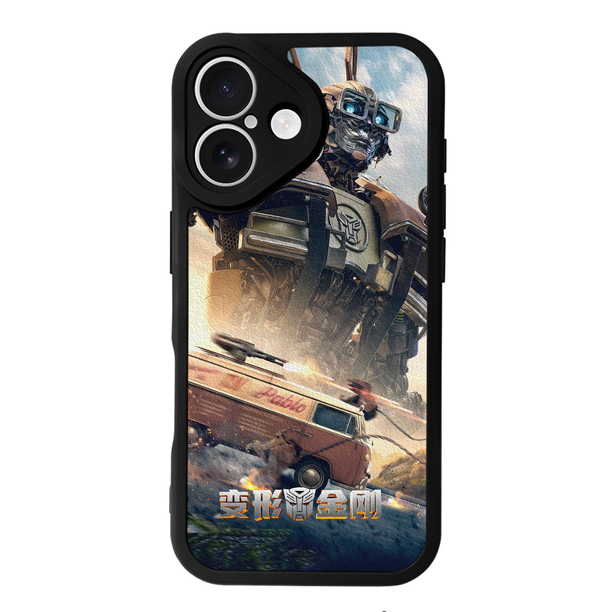 （画像用） Transformers トランスフォーマー 【iPhone 16シリーズ対応】シリコンスマホケース（レザー調） 材質：シリコン